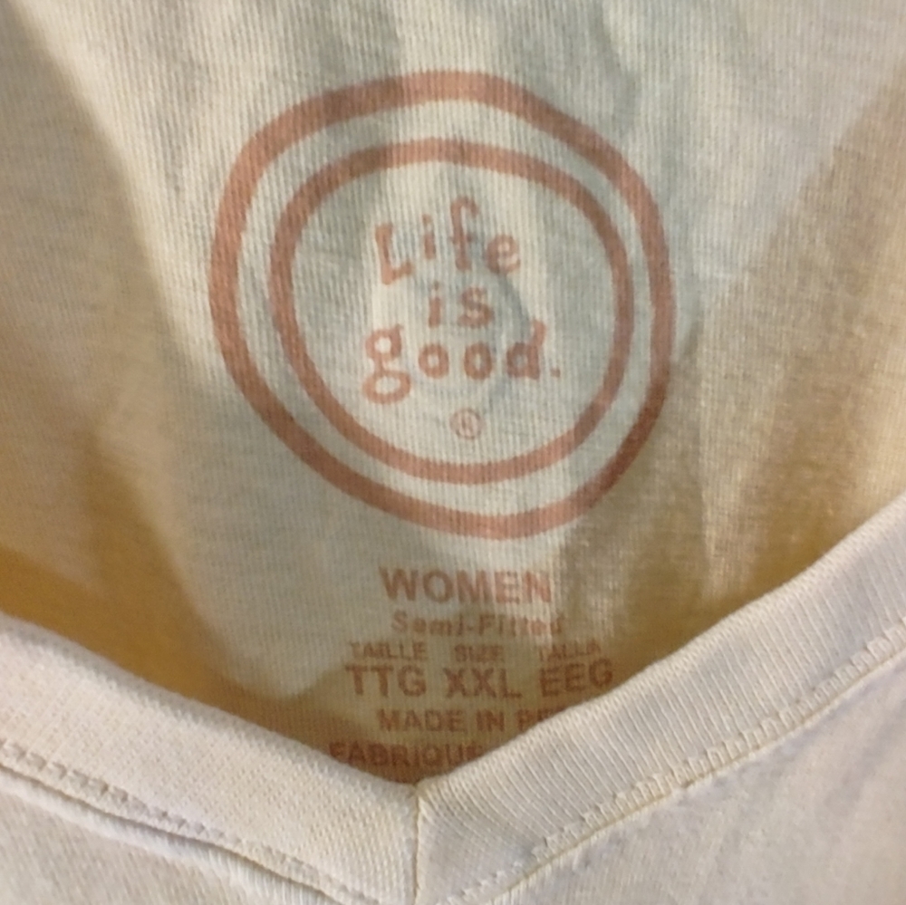 Life is Good Womens Muscle Tank " Simplify Graphic" 2XL - Picture 4 of 10
